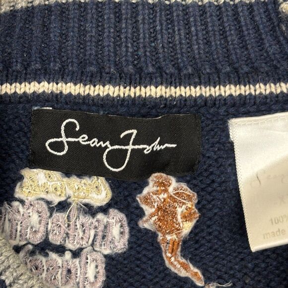 Vintage Sean John Men Embroidered Knit Sweater Size XXL 2XL Hip Hop Y2K D051 -3 - Picture 7 of 16